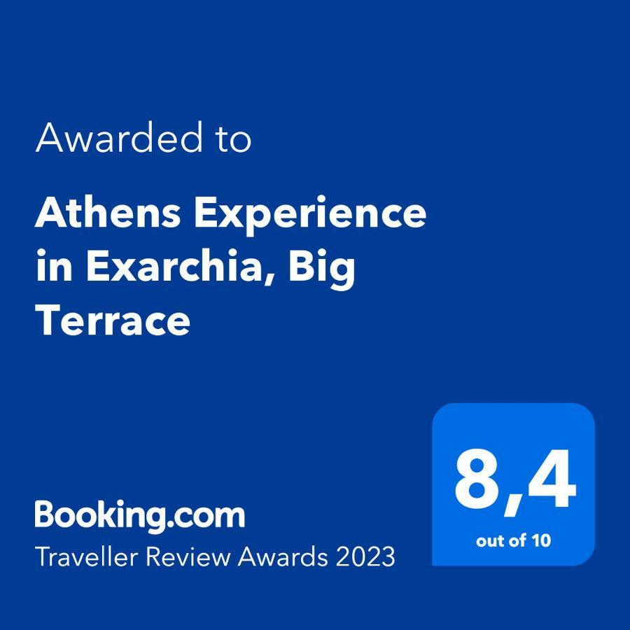 Athens Experience In Exarchia, Big Terrace Lejlighed Eksteriør billede